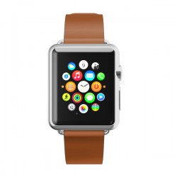Incipio Premium Leather Band for Apple Watch - 42mm Chestnut
