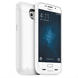 Mophie Samsung Galaxy S6 Juice Pack Battery Case (White)