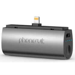 PhoneSuit Flex Pocket Charger for iPhone 6/6S, 6/6S Plus, iPhone 5S/5C/5, iPod's & More