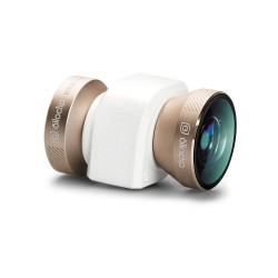 Olloclip 4-in-1 Photo Lens for iPhone 5/5S (Gold Lens with White Clip)