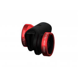 Olloclip 4-in-1 Photo Lens for iPhone 6/6S/6 Plus/6S Plus (Red Lens with Black Clip)