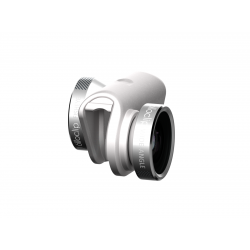 Olloclip 4-in-1 Photo Lens for iPhone 6/6S/6 Plus/6S Plus (Silver Lens with White Clip)