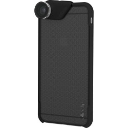 Olloclip 4-in-1 Photo Lens Plus Ollocase for iPhone 6/6S (Silver Lens with Black Clip & Smoke and Black Case)